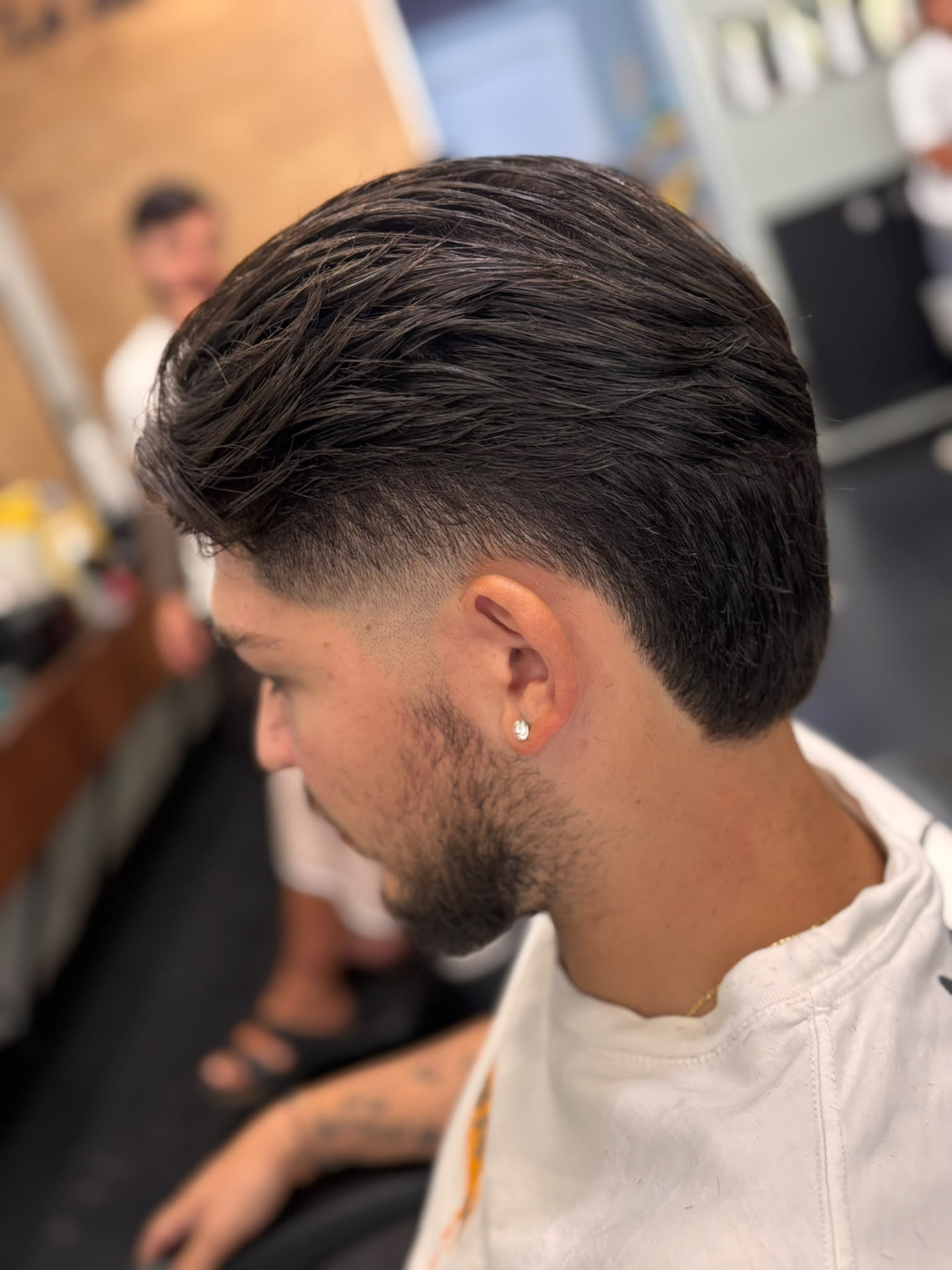 Taglio uomo realizzato da Le Barbier 7