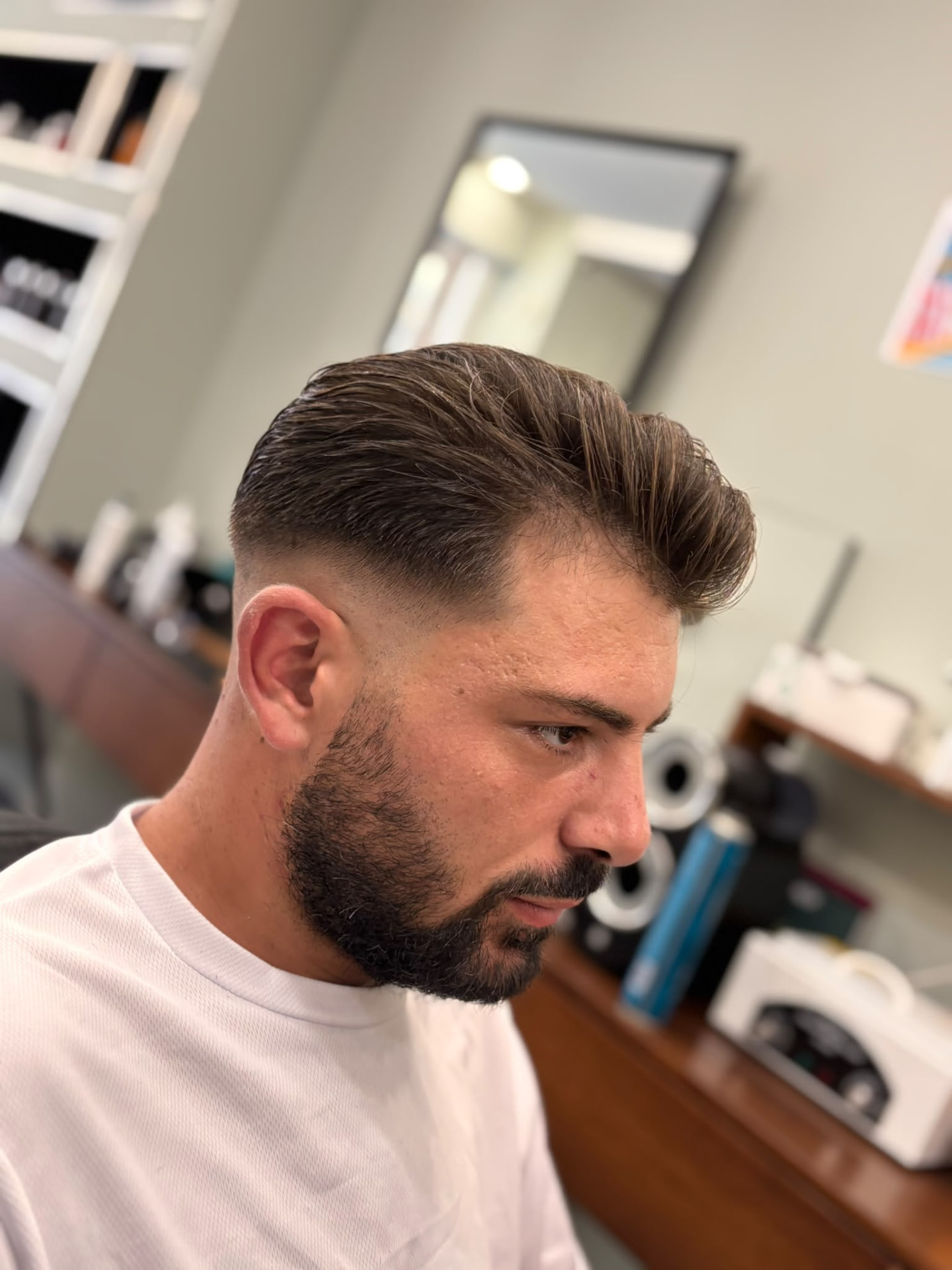 Taglio uomo realizzato da Le Barbier 8