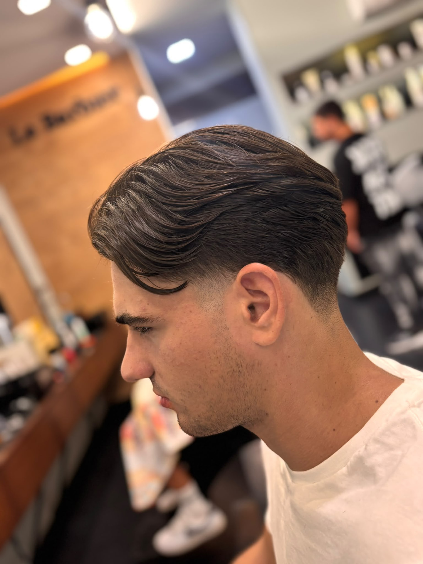 Taglio uomo realizzato da Le Barbier 4
